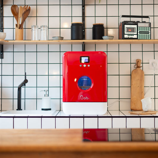 Bob the Mini Dishwasher – Ultimate "All-Options" Bundle (Includes UV-C Disinfection & 90-Cycle Detergent Pack)