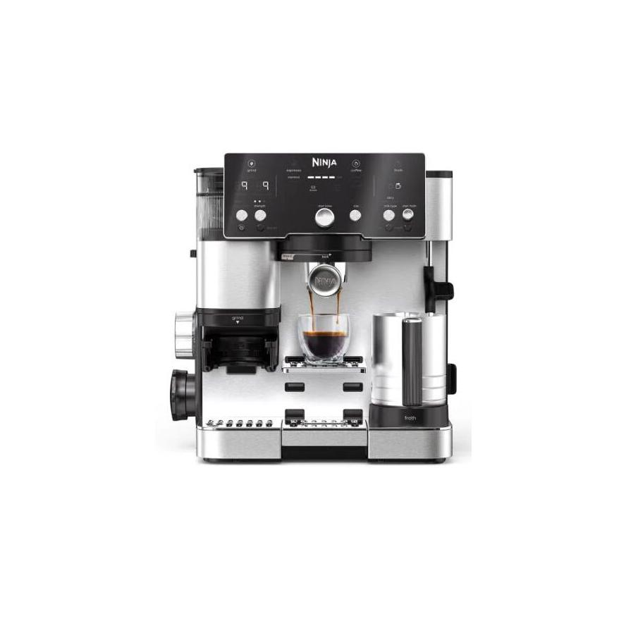 Ninja ES501EU Eszpresszó Kávéfpzp 1650 Watt - Fekete/Ezüst (ES501EU)-0