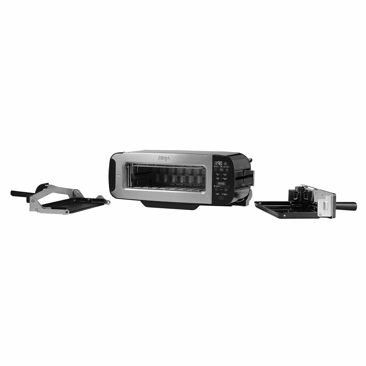 Ninja Foodi 3-in-1 Toaster, Grill & Panini Press ST200UK - 2400W, 7 Functions, Silver/Black