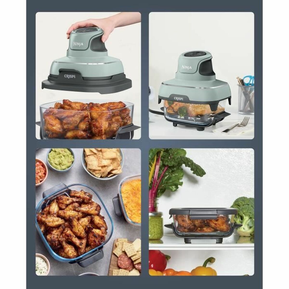 Air Fryer NINJA CRISPI Green 1700 W 3,8 L-1