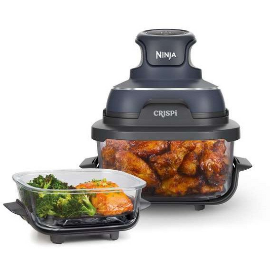 Ninja FN101EUGY Crispi 4in1 Hordozható Airfryer - Sötétkék (FN101EUGY)-0