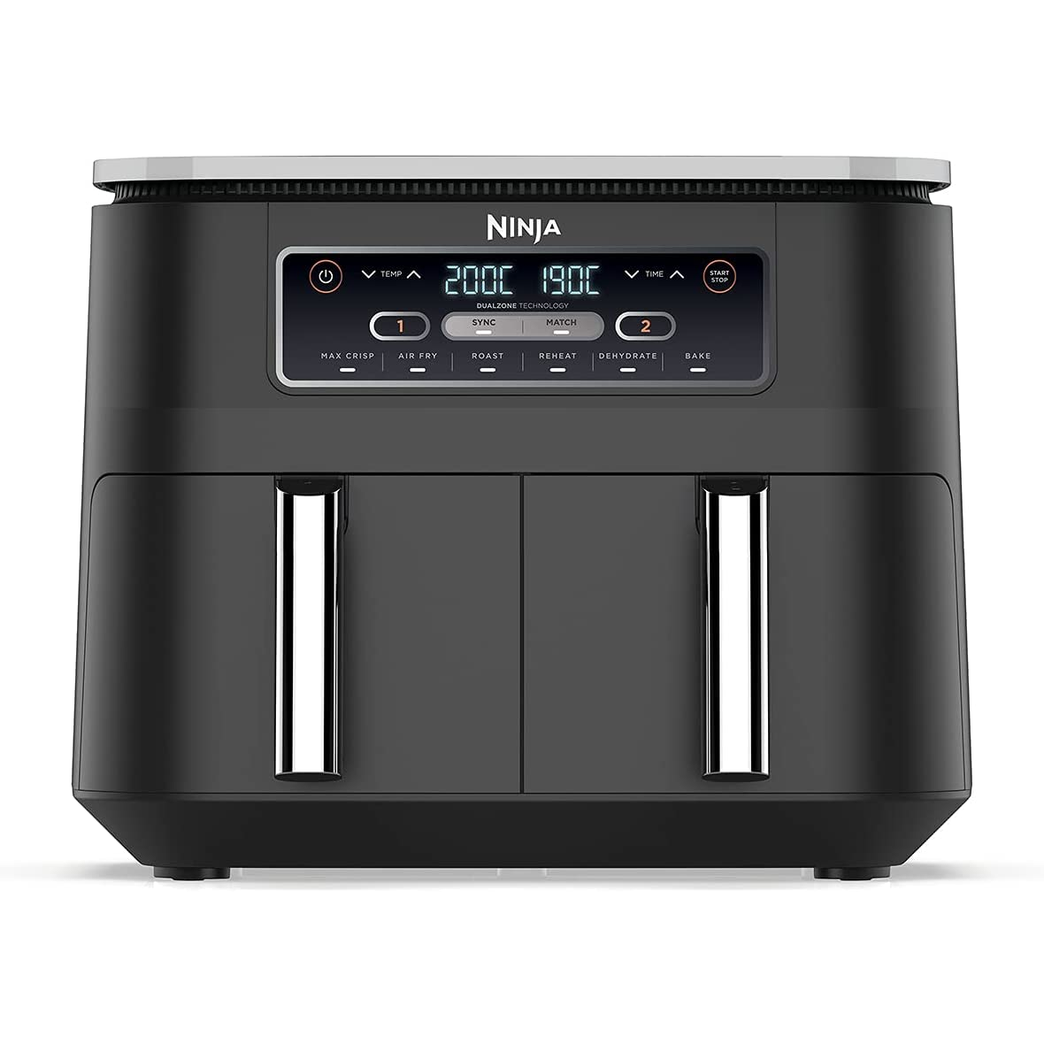 Ninja AF300EU 7,6L Forrólevegős fritőz - Fekete (AF300EU)-0