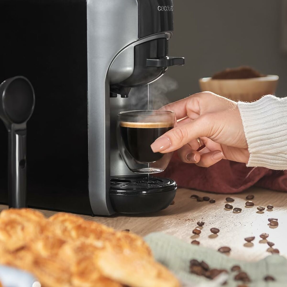 Capsule Coffee Machine Cecotec FreeStyle Compact 1450 W Black 19 bar 600 ml-2
