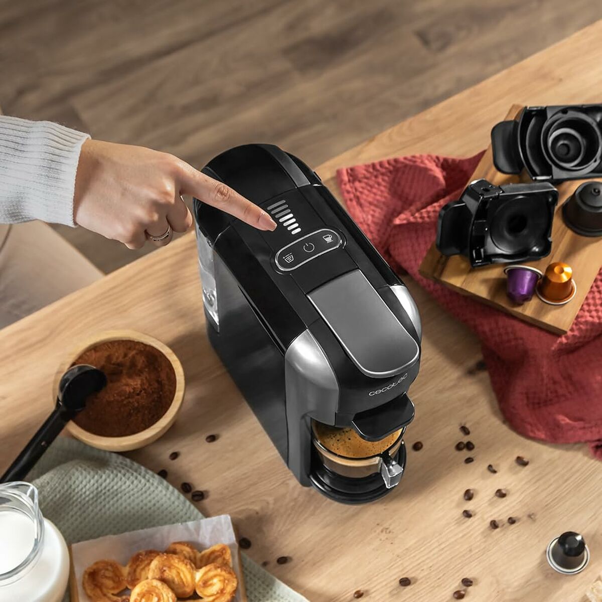 Capsule Coffee Machine Cecotec FreeStyle Compact 1450 W Black 19 bar 600 ml-3
