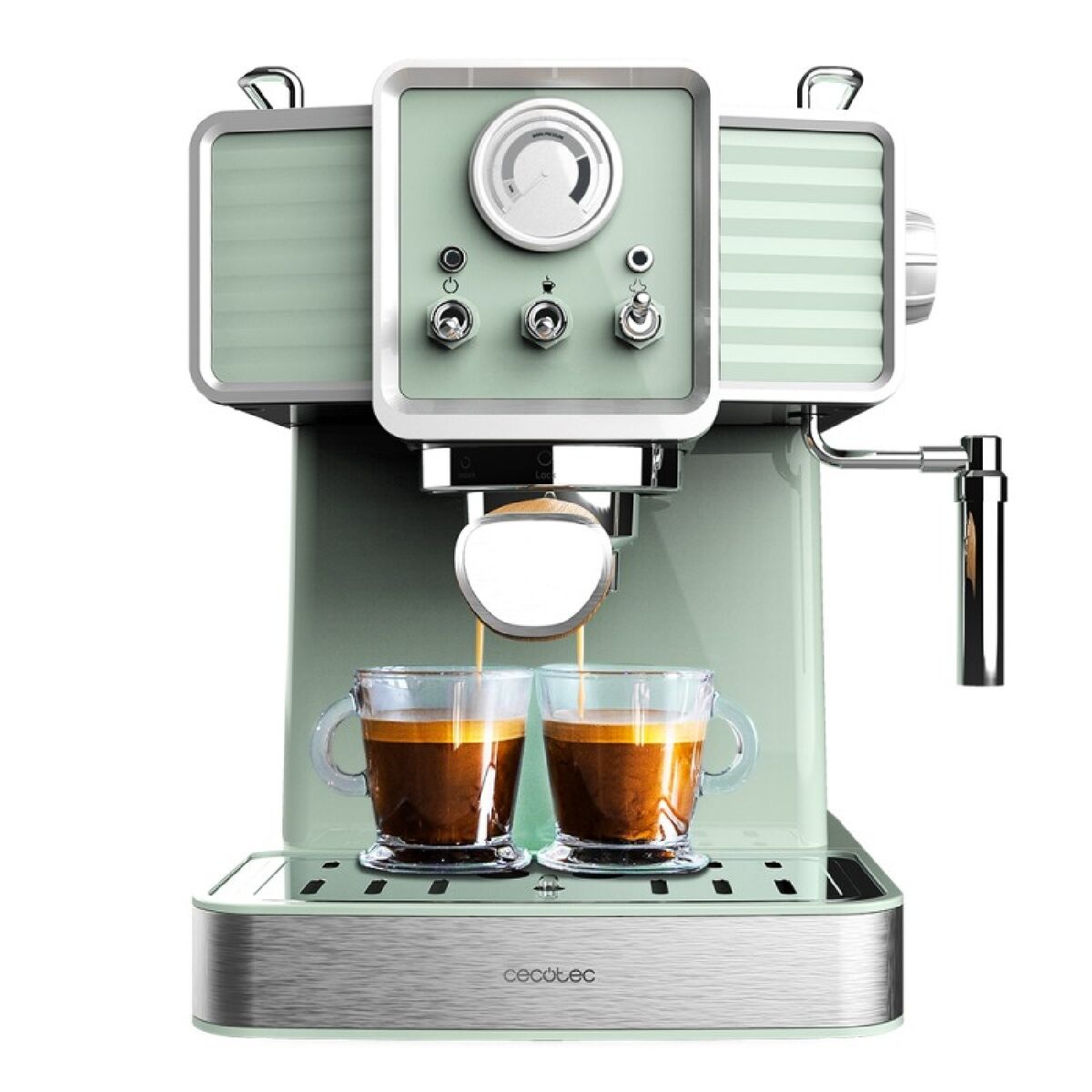 Cecotec 20 Bar Power Espresso Manual Coffee Machine 1.5L-0