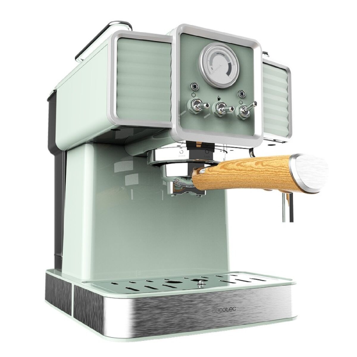 Cecotec 20 Bar Power Espresso Manual Coffee Machine 1.5L-2
