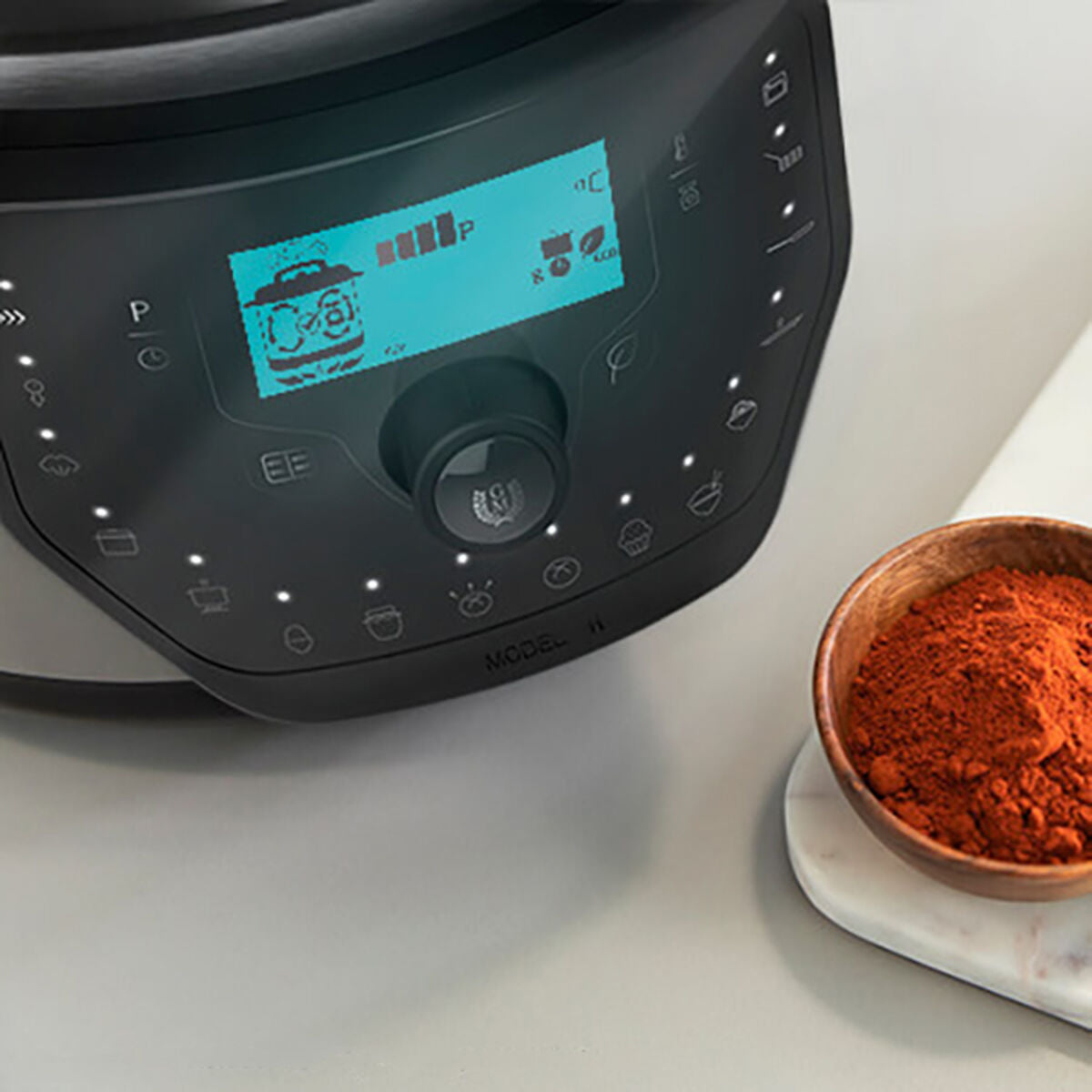 Food Processor Cecotec H Deluxe 6 L LCD Steel 1000 W 6 L 8 L-1