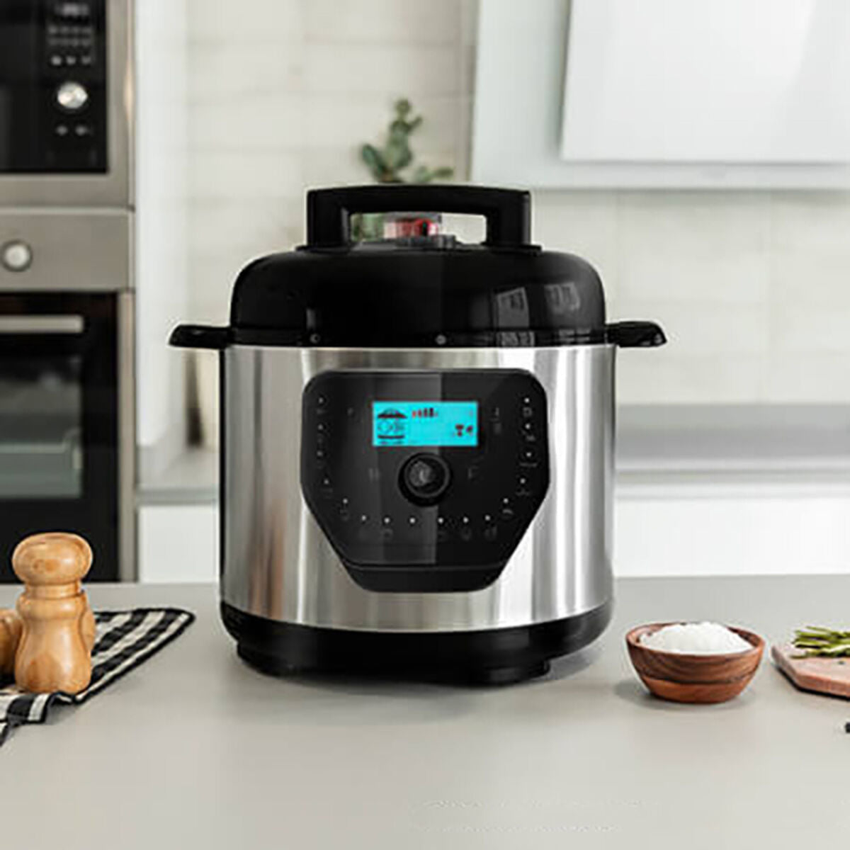 Food Processor Cecotec H Deluxe 6 L LCD Steel 1000 W 6 L 8 L-3