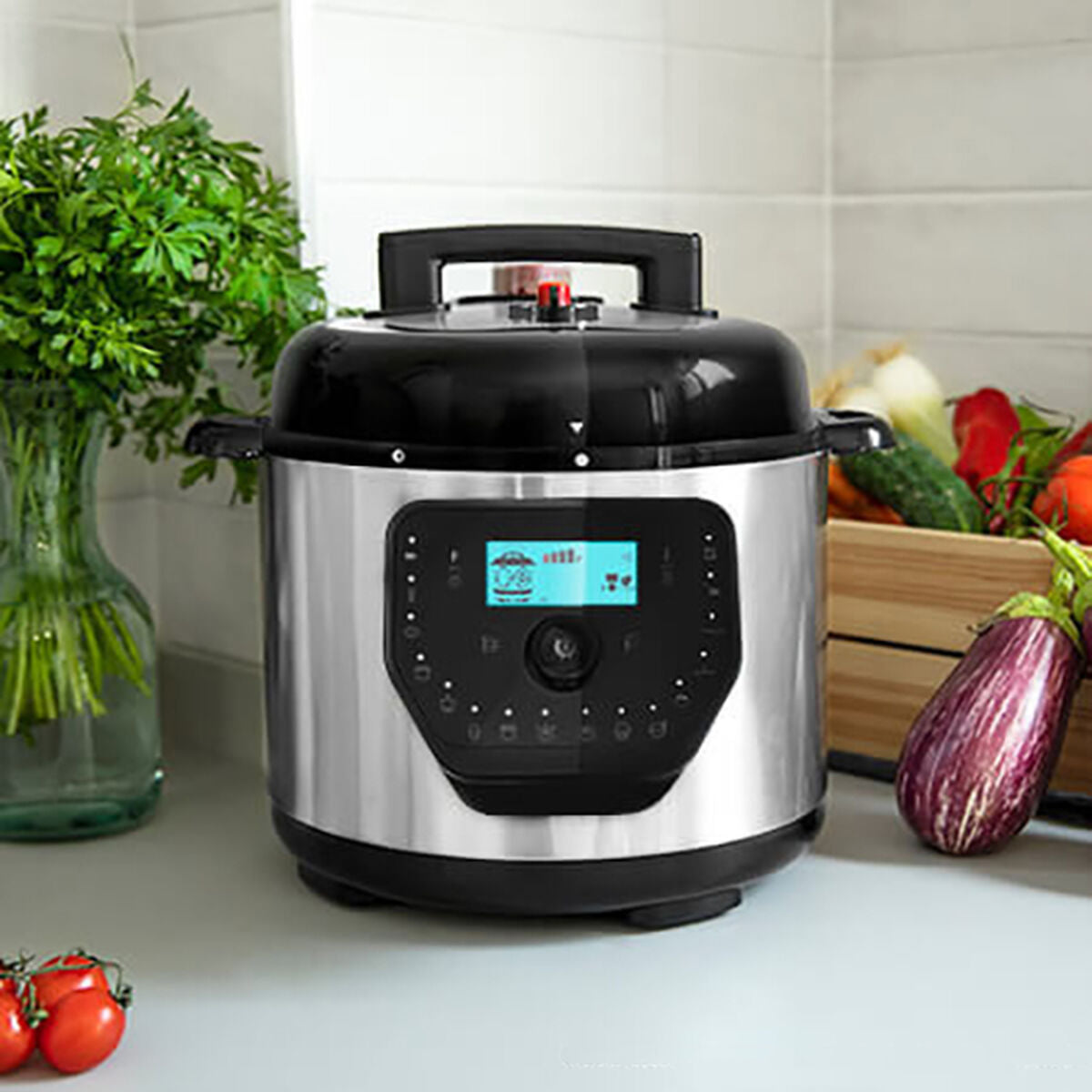 Food Processor Cecotec H Deluxe 6 L LCD Steel 1000 W 6 L 8 L-4
