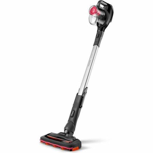 Philips SpeedPro Cordless Stick Vacuum Cleaner - 180° Suction Nozzle, 18V, Black/Red, FC6722/01