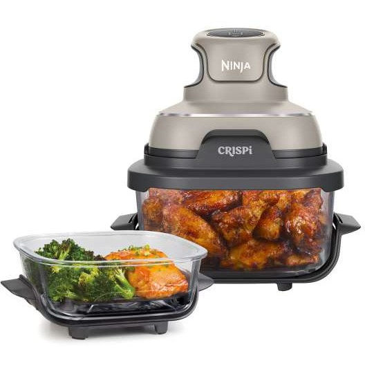 Ninja FN101EUST Crispi 4in1 Hordozható Airfryer – Kő (FN101EUST)-0