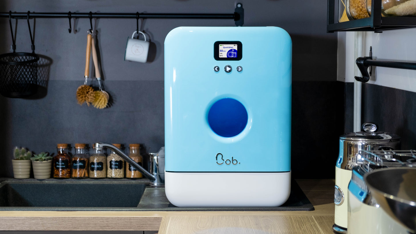 Bob the Mini Dishwasher – Ultimate "All-Options" Bundle (Includes UV-C Disinfection & 90-Cycle Detergent Pack)