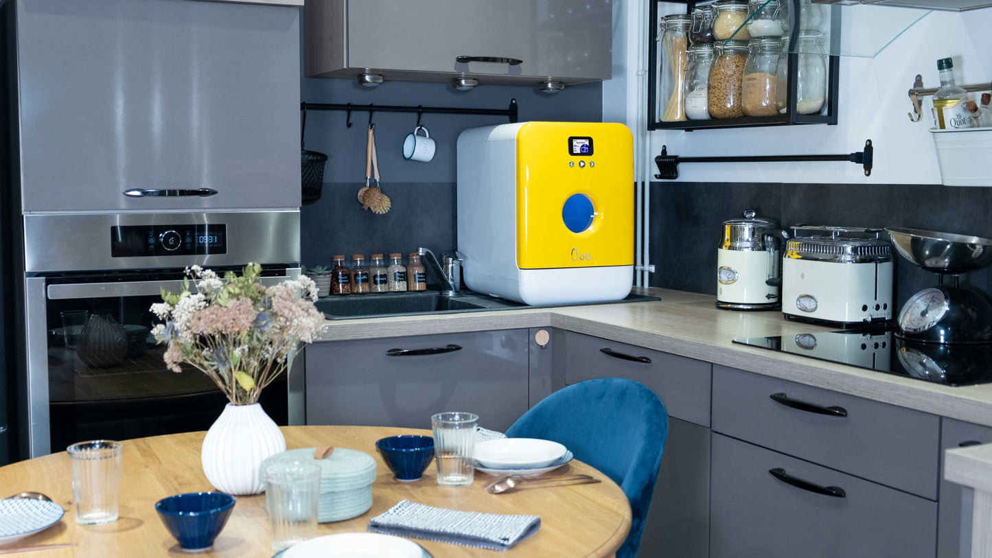 Bob the Mini Dishwasher – Ultimate "All-Options" Bundle (Includes UV-C Disinfection & 90-Cycle Detergent Pack)