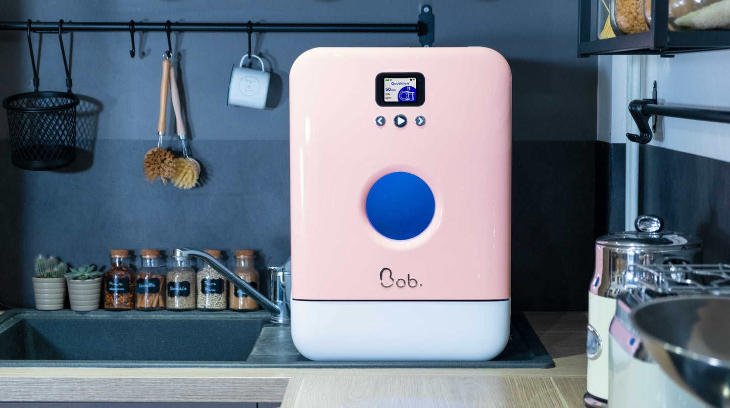 Bob the Mini Dishwasher – Ultimate "All-Options" Bundle (Includes UV-C Disinfection & 90-Cycle Detergent Pack)