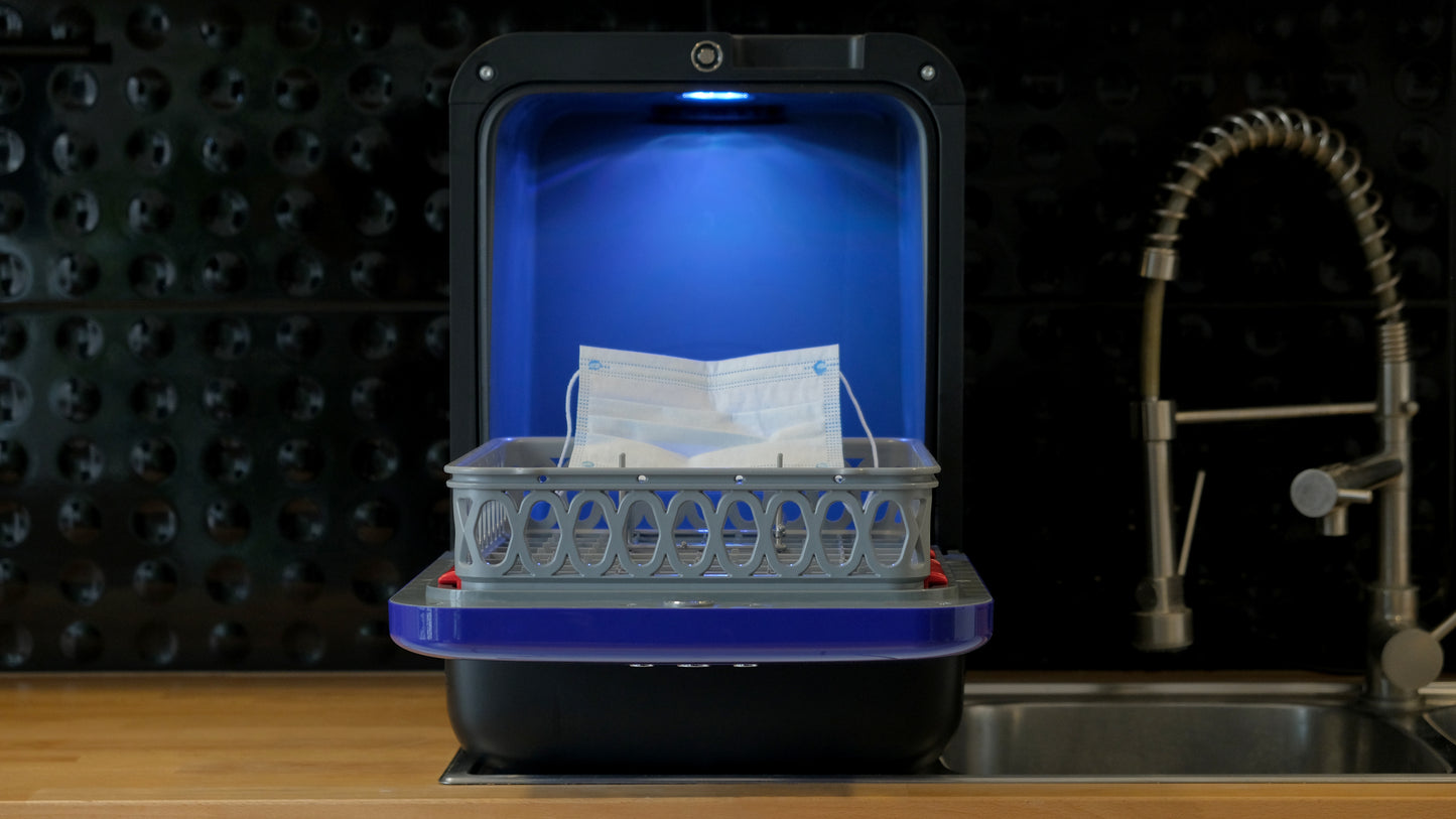 Bob the Mini Dishwasher – Ultimate "All-Options" Bundle (Includes UV-C Disinfection & 90-Cycle Detergent Pack)