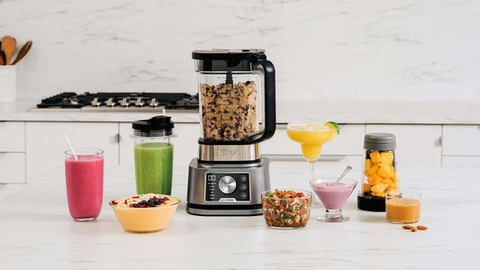 Ninja Foodi Power Nutri 3-in-1 Blender CB350EU - 1200W, 2.1L Jug, Power Nutri Bowl & Cup, Silver/Black