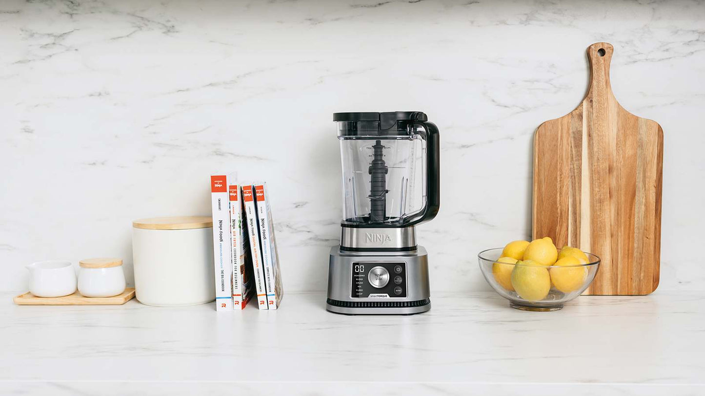 Ninja Foodi Power Nutri 3-in-1 Blender CB350EU - 1200W, 2.1L Jug, Power Nutri Bowl & Cup, Silver/Black